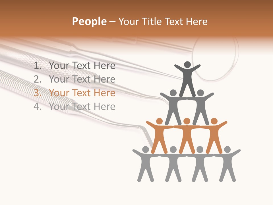 Isolated Stomatologic Dentures PowerPoint Template