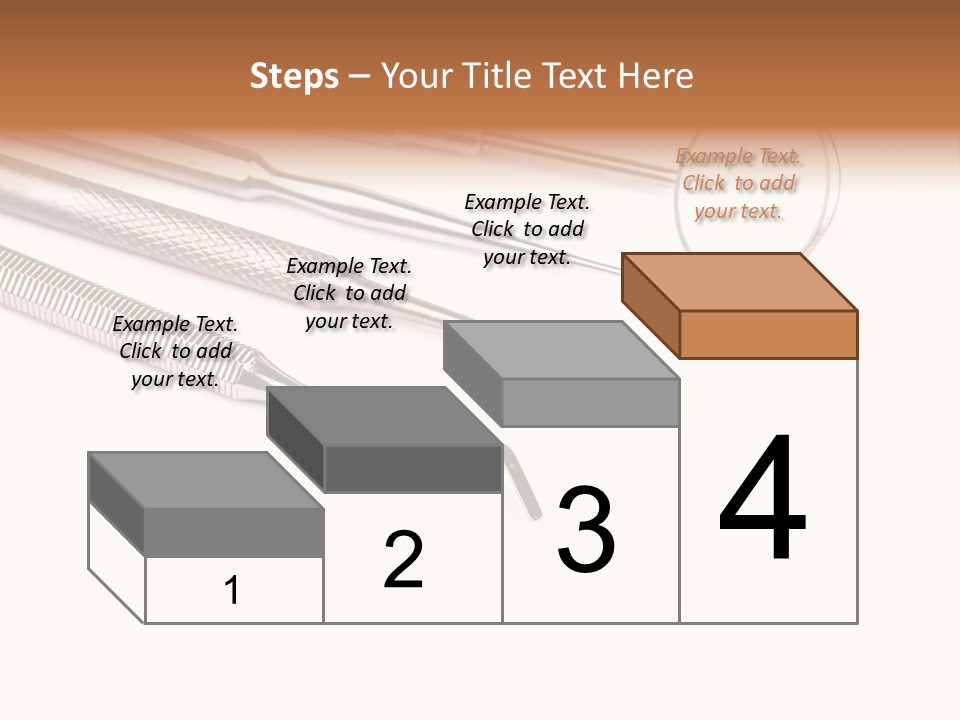Isolated Stomatologic Dentures PowerPoint Template
