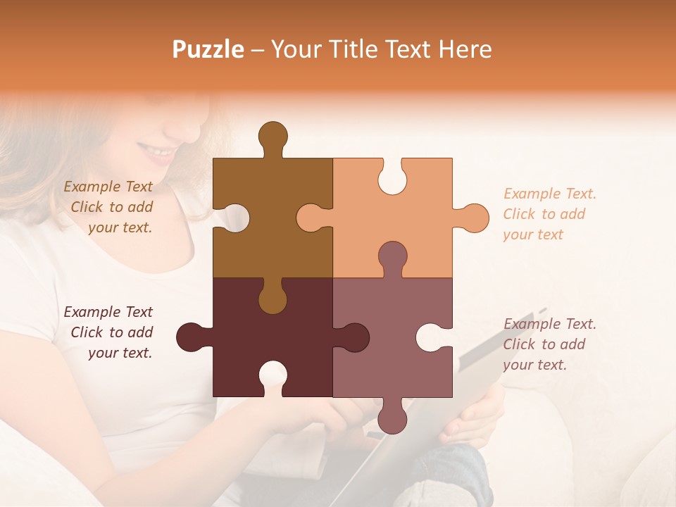 Girl Lifestyle Read PowerPoint Template