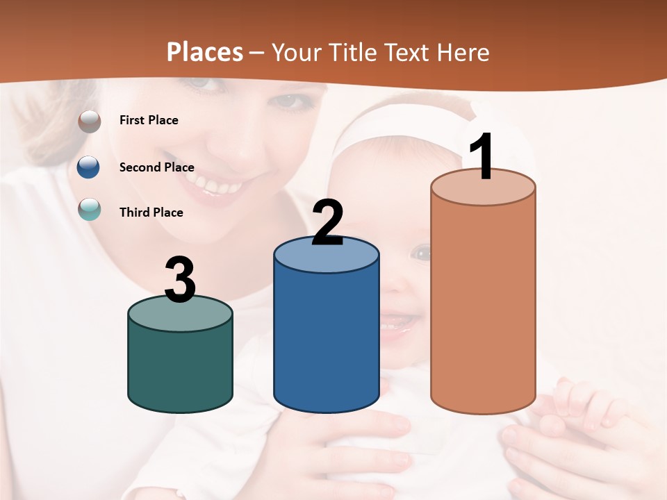 Healthy Baby Mom PowerPoint Template