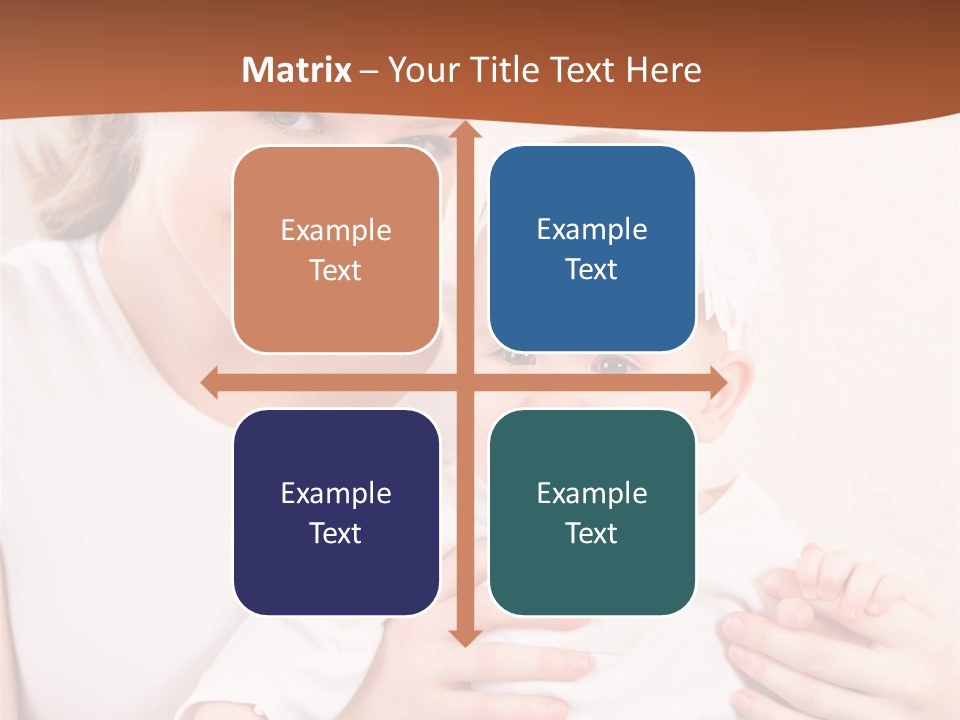 Healthy Baby Mom PowerPoint Template