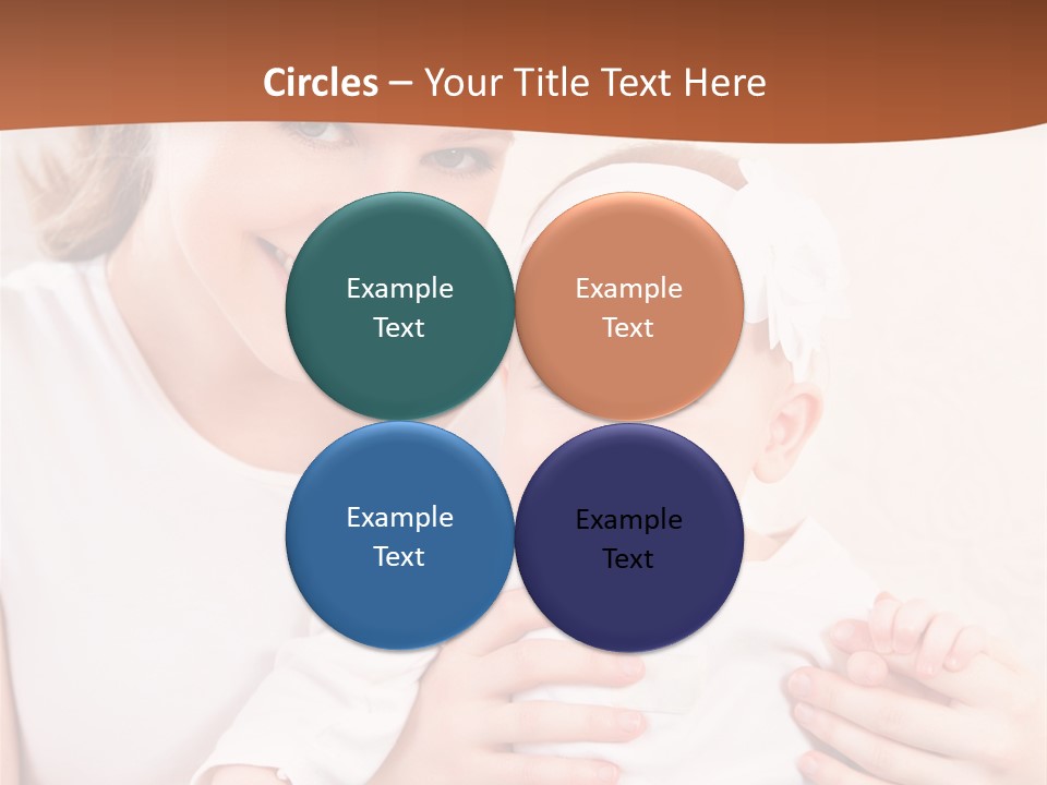 Healthy Baby Mom PowerPoint Template