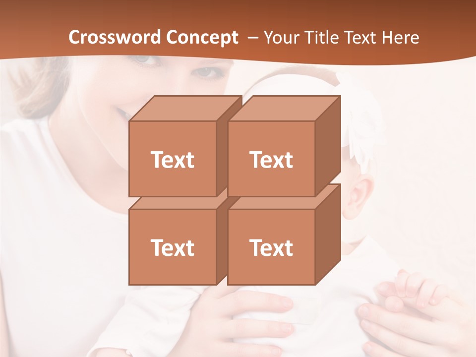 Healthy Baby Mom PowerPoint Template