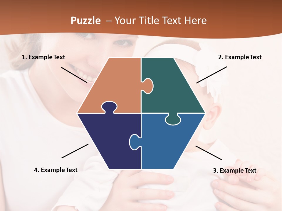 Healthy Baby Mom PowerPoint Template