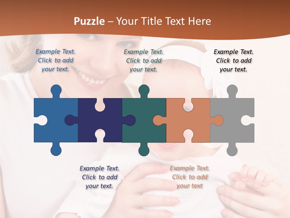 Healthy Baby Mom PowerPoint Template