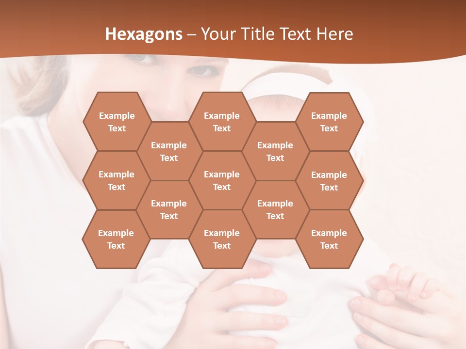 Healthy Baby Mom PowerPoint Template