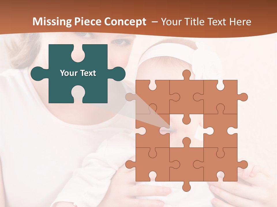 Healthy Baby Mom PowerPoint Template