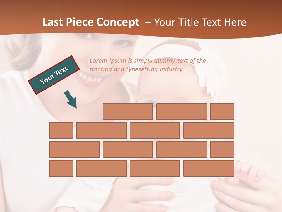 Healthy Baby Mom PowerPoint Template