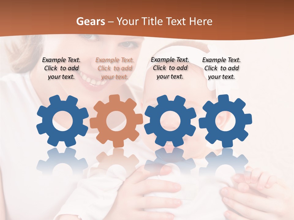 Healthy Baby Mom PowerPoint Template