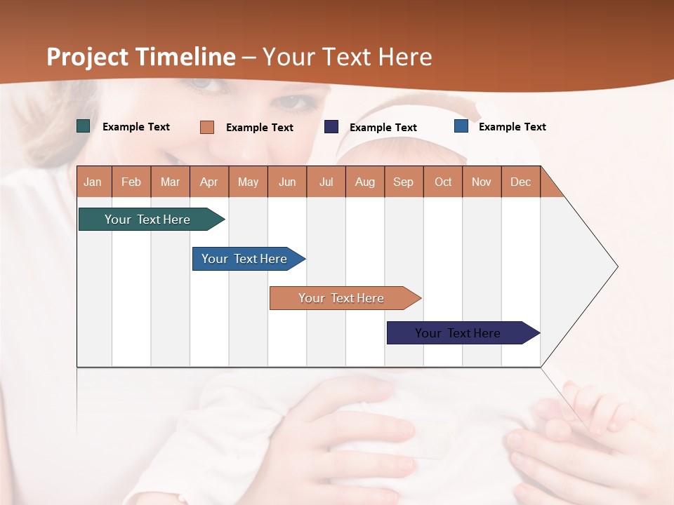 Healthy Baby Mom PowerPoint Template