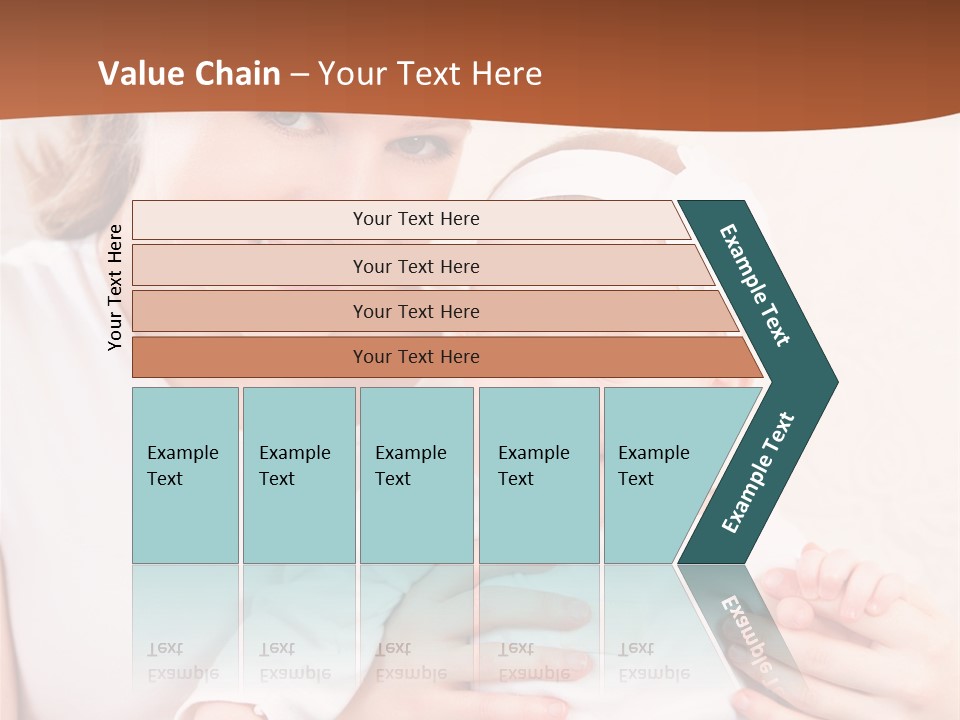Healthy Baby Mom PowerPoint Template