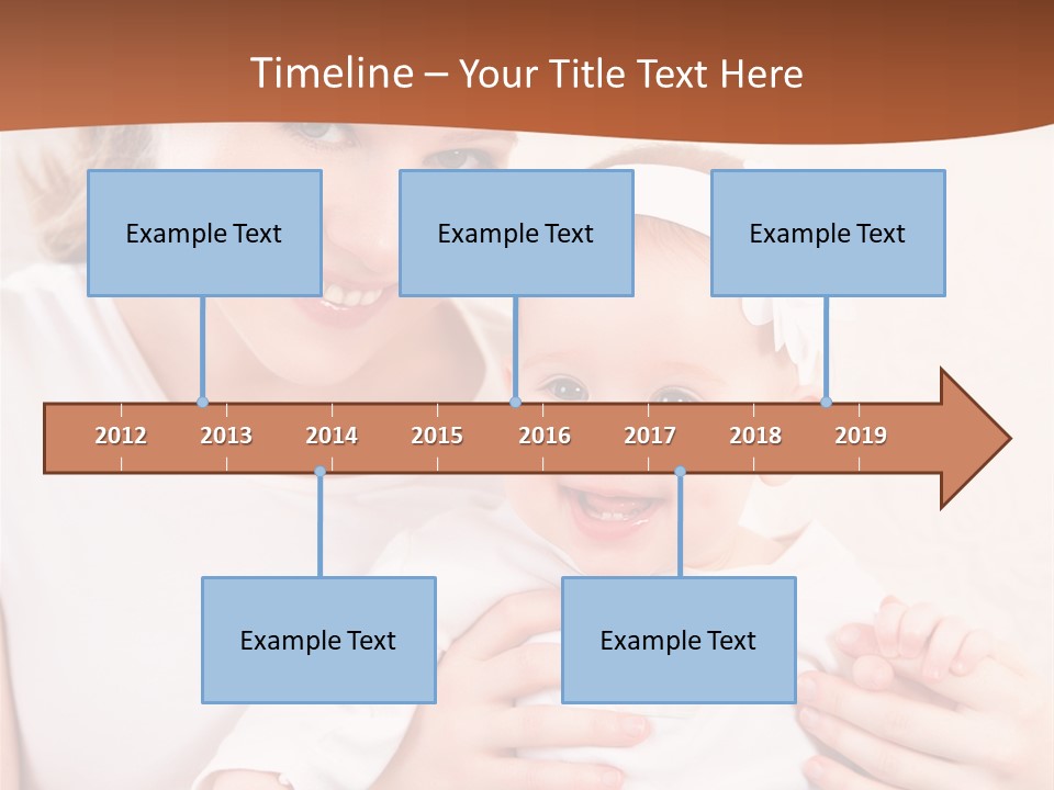 Healthy Baby Mom PowerPoint Template