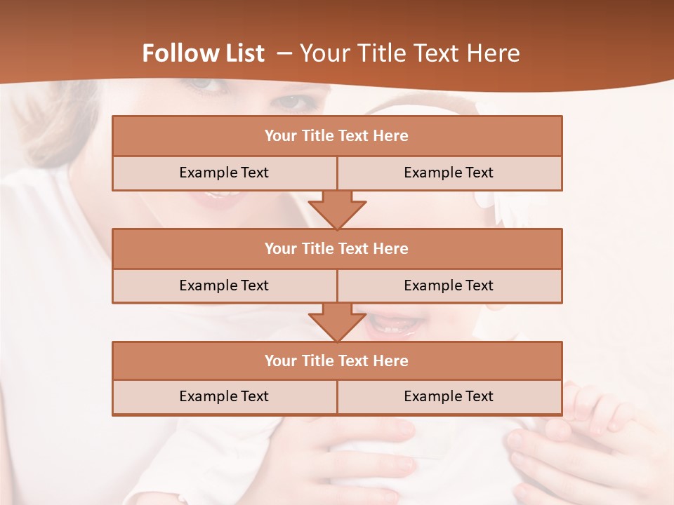 Healthy Baby Mom PowerPoint Template