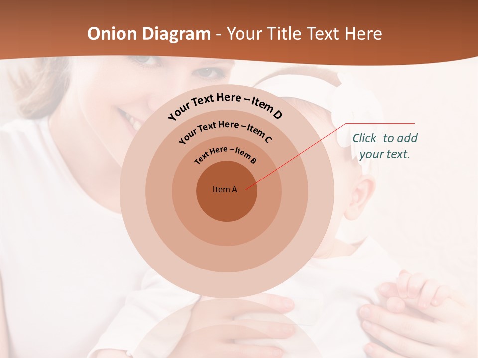 Healthy Baby Mom PowerPoint Template