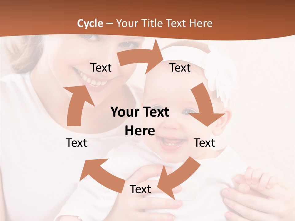 Healthy Baby Mom PowerPoint Template