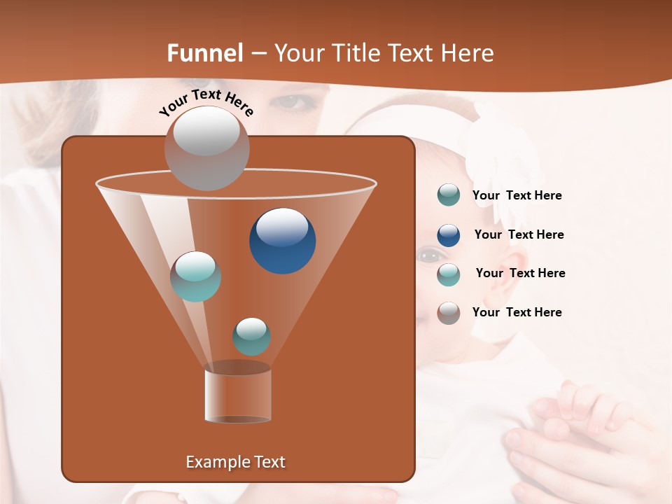 Healthy Baby Mom PowerPoint Template