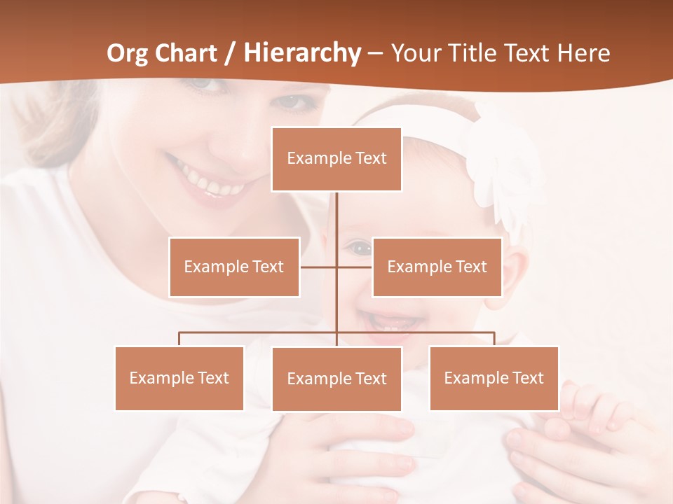 Healthy Baby Mom PowerPoint Template