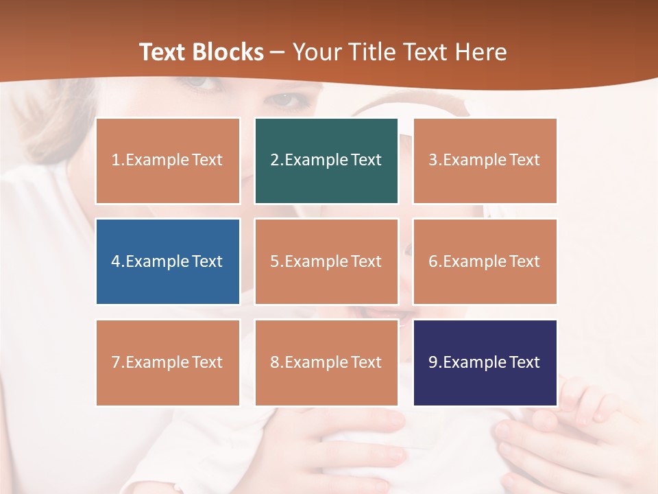 Healthy Baby Mom PowerPoint Template