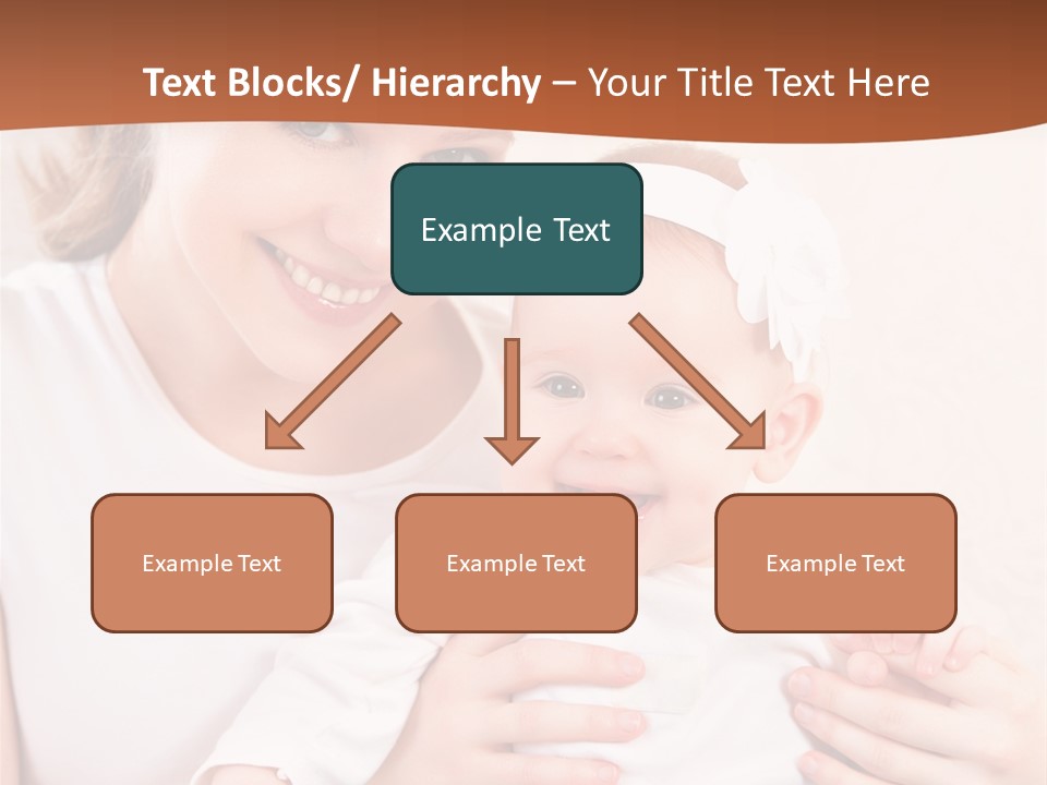 Healthy Baby Mom PowerPoint Template