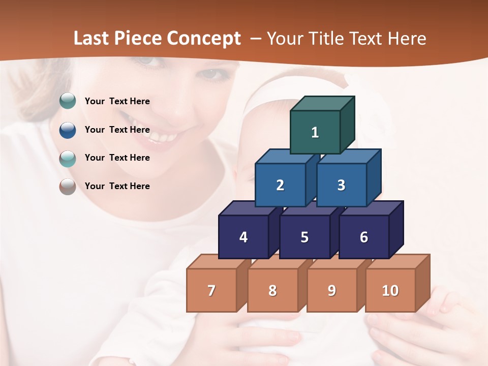 Healthy Baby Mom PowerPoint Template
