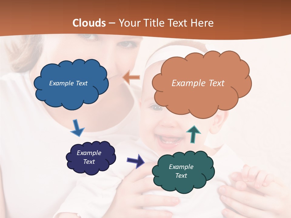 Healthy Baby Mom PowerPoint Template