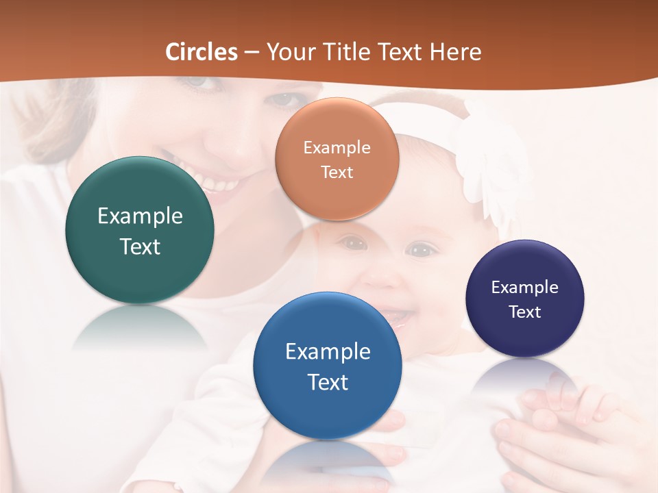 Healthy Baby Mom PowerPoint Template