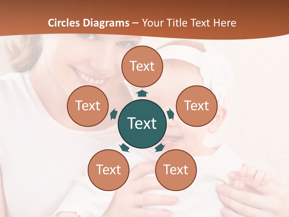 Healthy Baby Mom PowerPoint Template