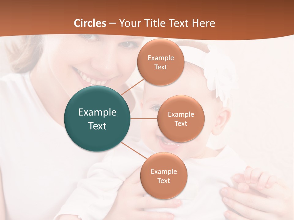 Healthy Baby Mom PowerPoint Template