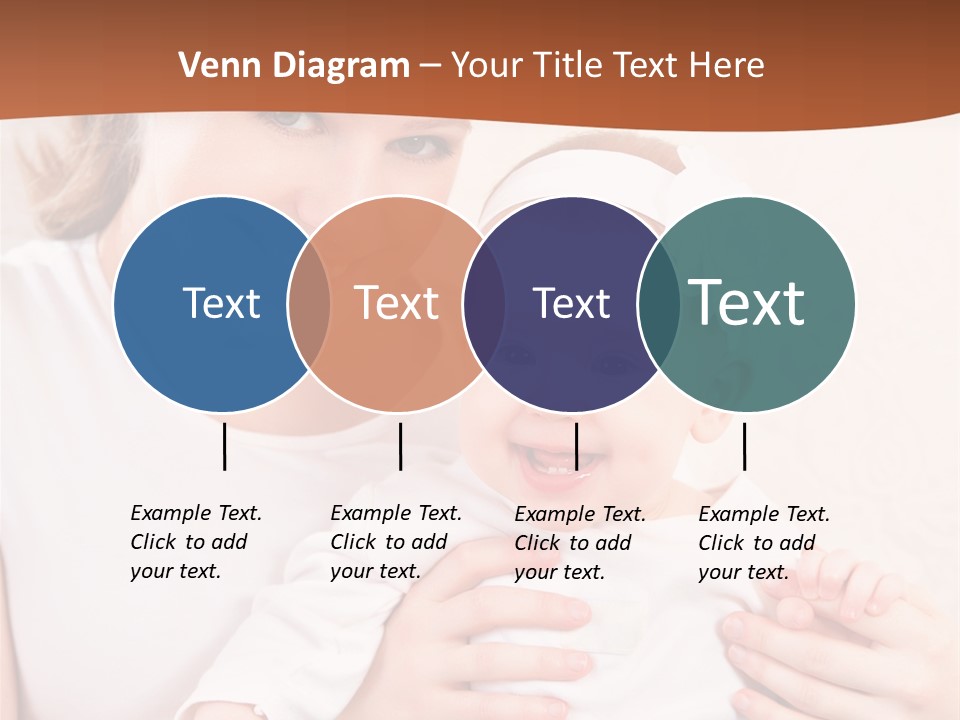 Healthy Baby Mom PowerPoint Template