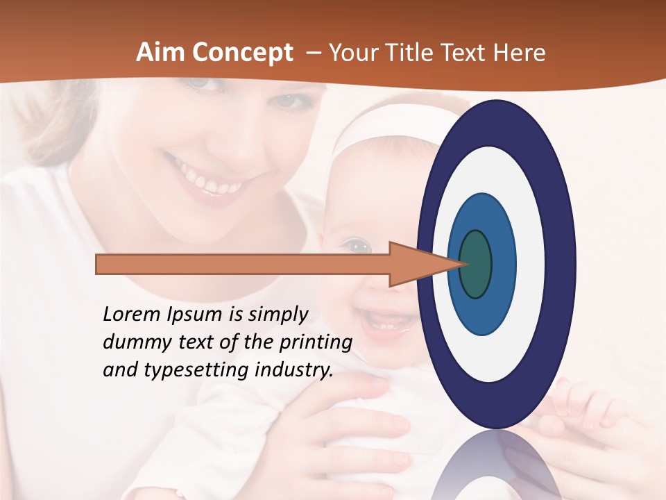 Healthy Baby Mom PowerPoint Template