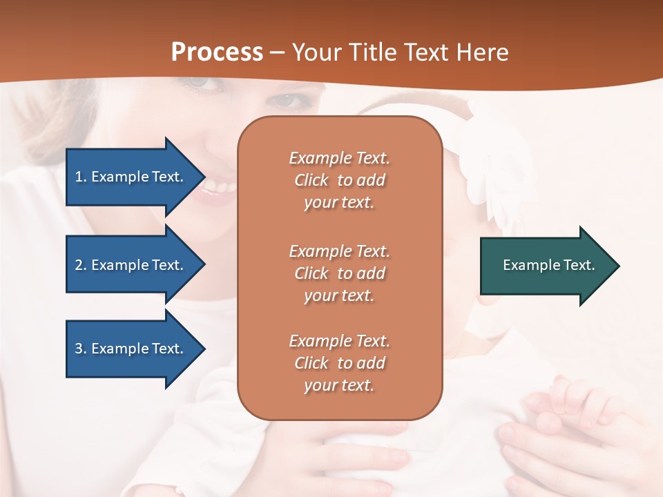 Healthy Baby Mom PowerPoint Template