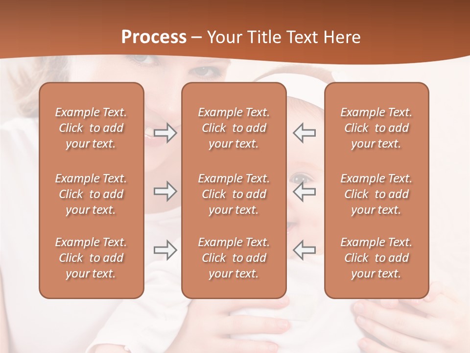 Healthy Baby Mom PowerPoint Template