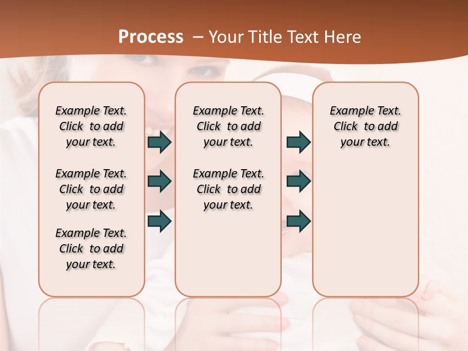 Healthy Baby Mom PowerPoint Template
