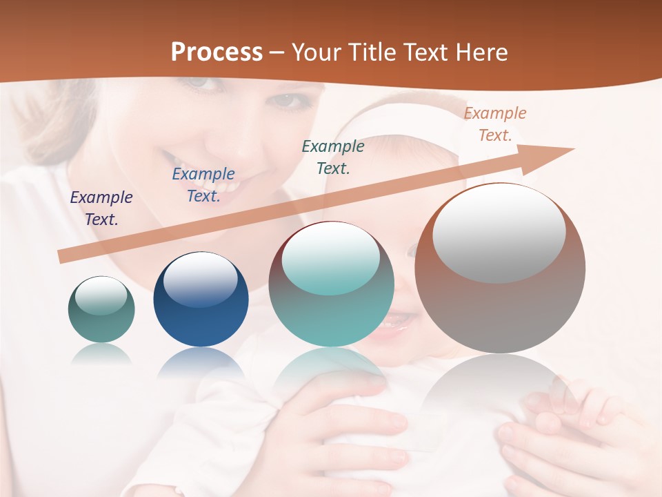 Healthy Baby Mom PowerPoint Template