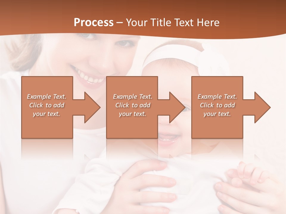 Healthy Baby Mom PowerPoint Template