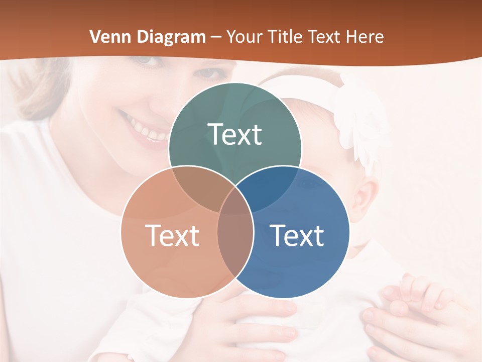 Healthy Baby Mom PowerPoint Template