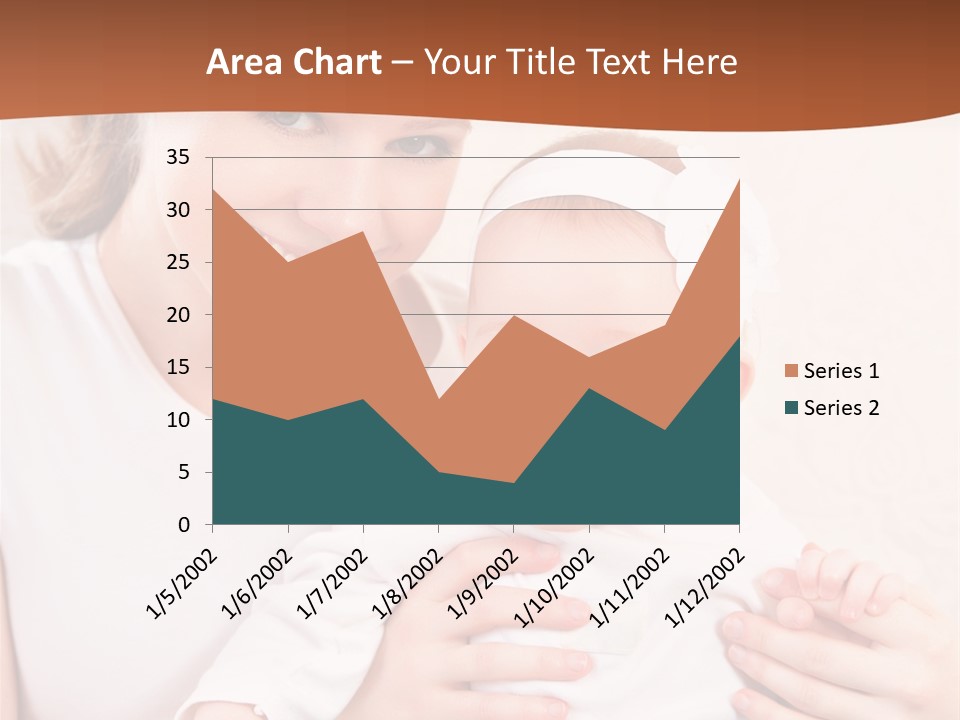 Healthy Baby Mom PowerPoint Template