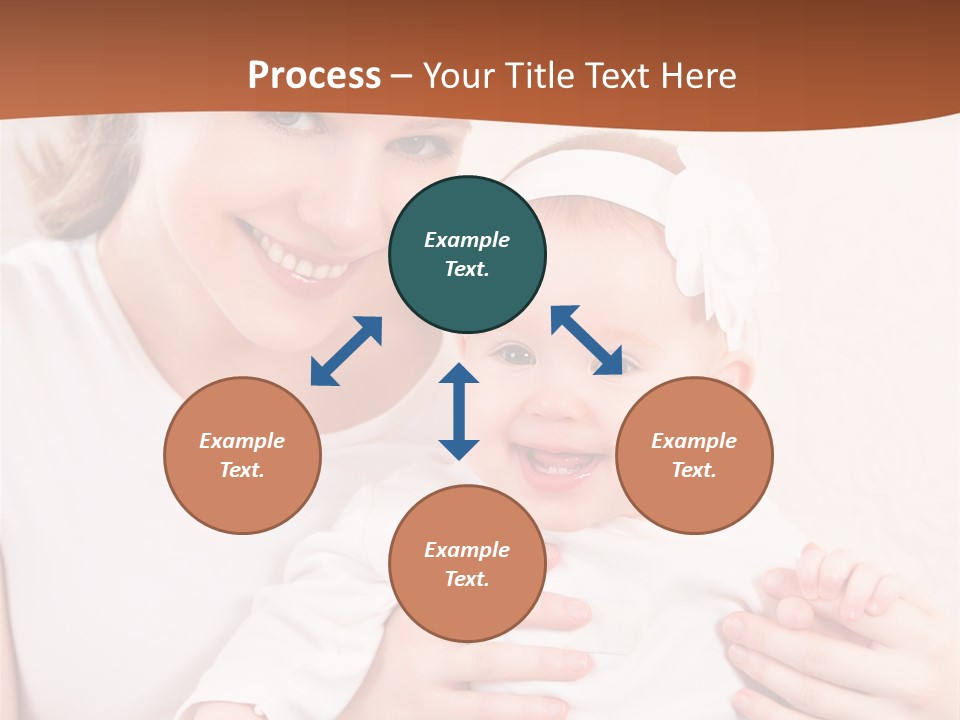 Healthy Baby Mom PowerPoint Template