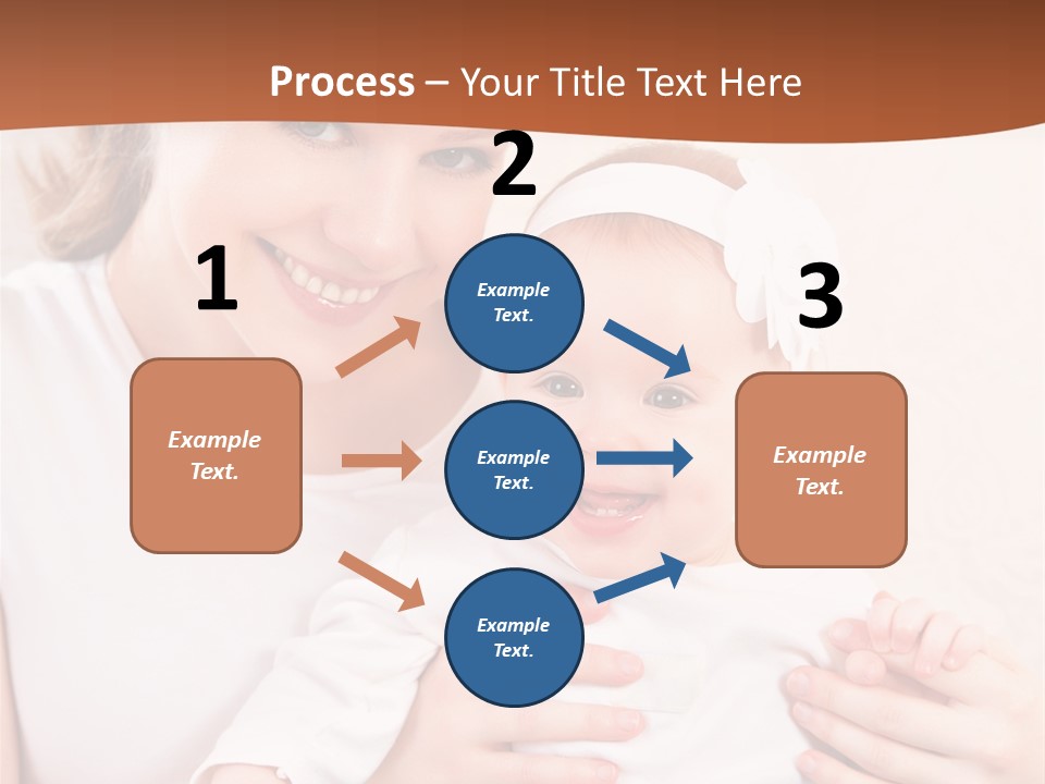 Healthy Baby Mom PowerPoint Template
