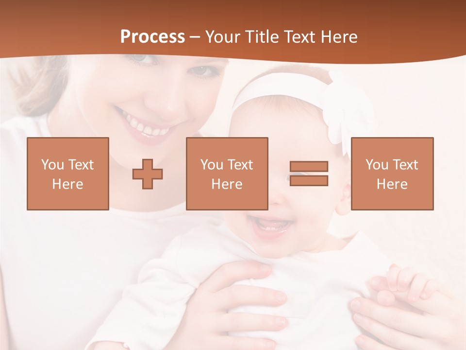 Healthy Baby Mom PowerPoint Template