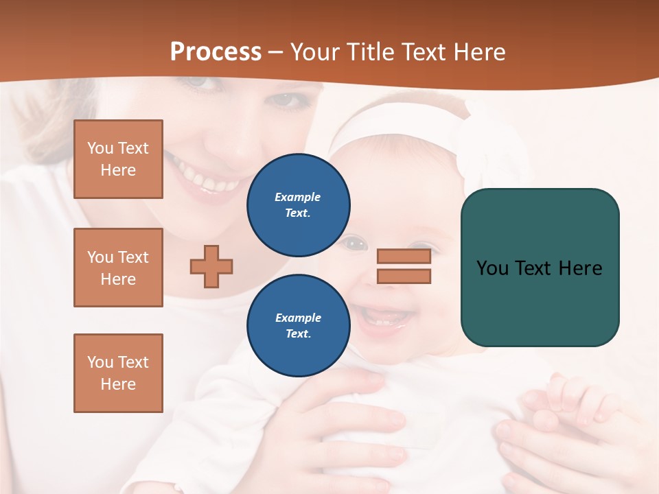 Healthy Baby Mom PowerPoint Template