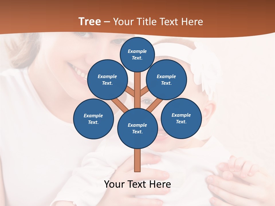 Healthy Baby Mom PowerPoint Template