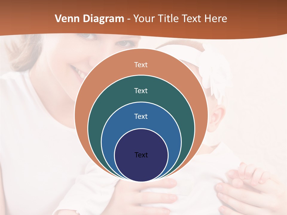 Healthy Baby Mom PowerPoint Template