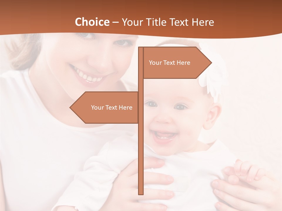 Healthy Baby Mom PowerPoint Template