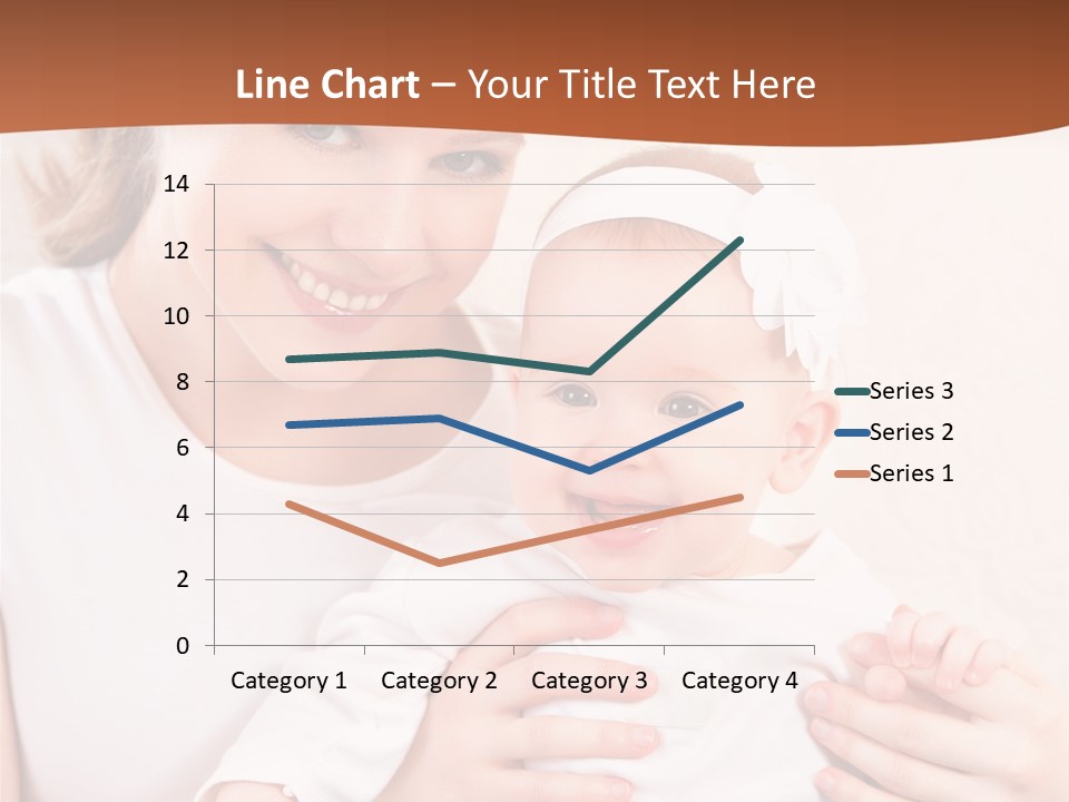 Healthy Baby Mom PowerPoint Template