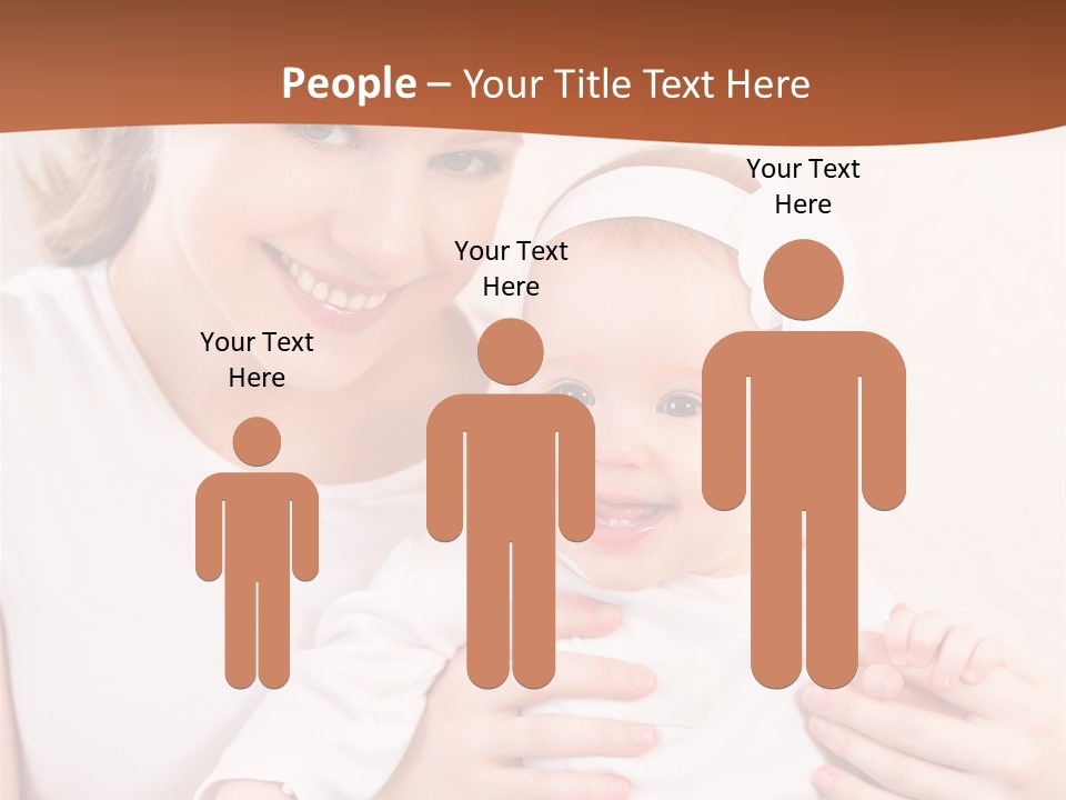 Healthy Baby Mom PowerPoint Template