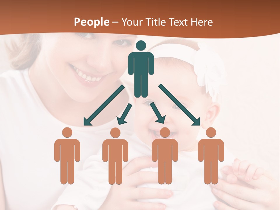 Healthy Baby Mom PowerPoint Template