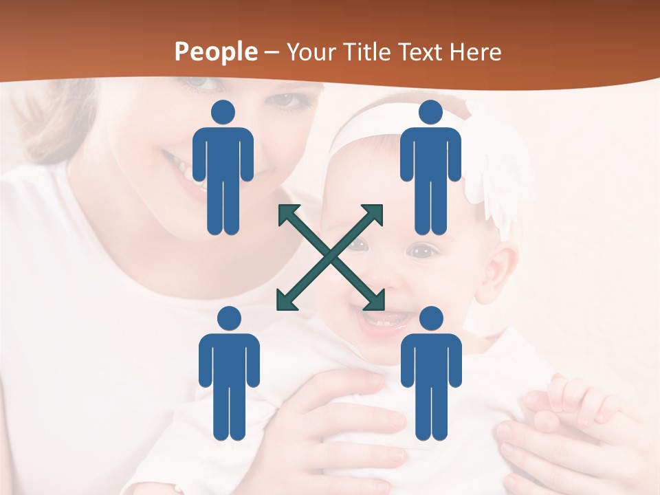 Healthy Baby Mom PowerPoint Template