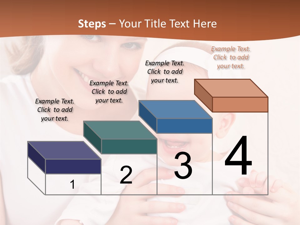 Healthy Baby Mom PowerPoint Template