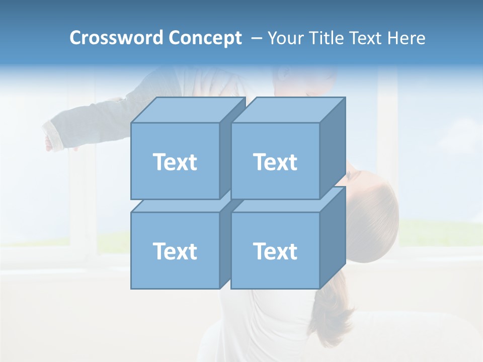 Data White Computer PowerPoint Template